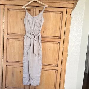 Abercrombie & Fitch Light Tan Jumpsuit